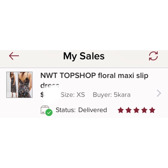 NWT TOPSHOP floral maxi slip dress - Picture 5 of 5